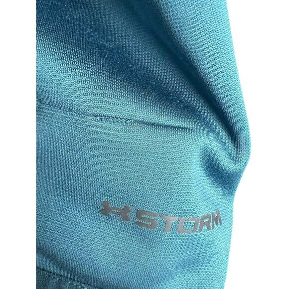 Under Armour UA Storm Essential Swacket Jacket Hoodie Fleece Full Zip Blue M - Picture 9 of 16
